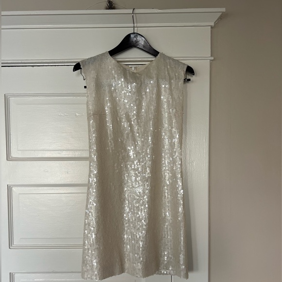 Vintage Chanel Sequin Shift Dress - Picture 1 of 7